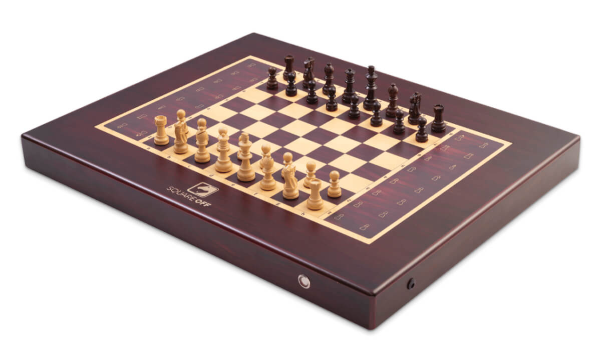 Brown Wooden Squareoff Grand Kingdom Chess Set, Packaging Type: Box